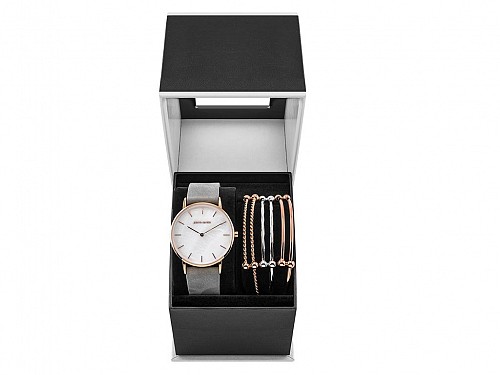 Pierre Cardin PCX7560L304 Σετ συλλογή Κοσμημάτων με Γυναικείο Ρολόι και 3 βραχιόλια σε συσκευασία δώρου, Gift set